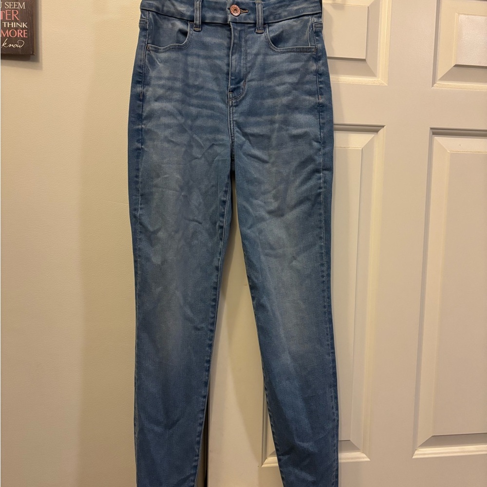 American Eagle Outfitters High Rise Blue Jeans